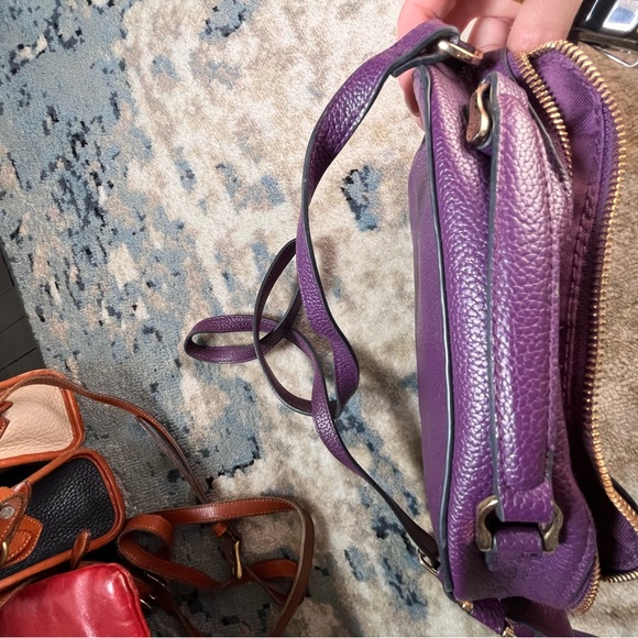 Purple Vegan Target Crossbody Bag a new day - Picture 3 of 11